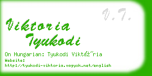 viktoria tyukodi business card